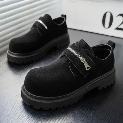 CORDUROY LEATHER SHOES